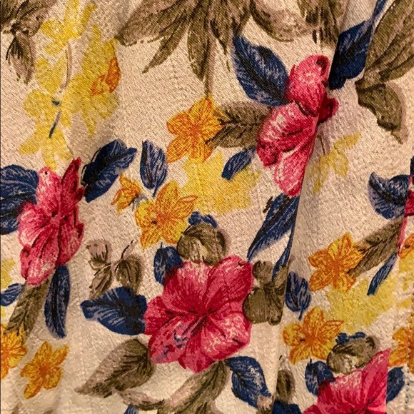 Zara Trafaluc fringed kimono in floral - Picture 3 of 4